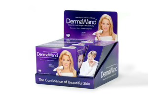 Derma Wand cosmetic stick prototype counter-top display
